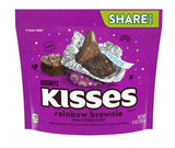 4 Packs Hershey's Kisses Rainbow Brownie 9oz Each (Total 36oz).