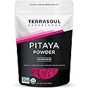 Terrasoul Superfoods Organic Freeze-Dried Pitaya Powder (Dragonfruit), 3.5 Oz - Vibrant Color | Antioxidants | Vitamin C