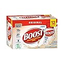 BOOST Original Complete Nutritional Drink, Very Vanilla, 8 Ounce Bottle (Pack of 12)