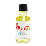Amoretti - Banana Extract Oil Soluble 2 oz - Highly Concentrated & Perfect For Pastry or Savory applications, Preservative Free, Vegan, Kosher Pareve