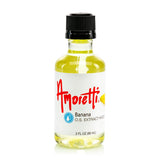 Amoretti - Banana Extract Oil Soluble 2 oz - Highly Concentrated & Perfect For Pastry or Savory applications, Preservative Free, Vegan, Kosher Pareve