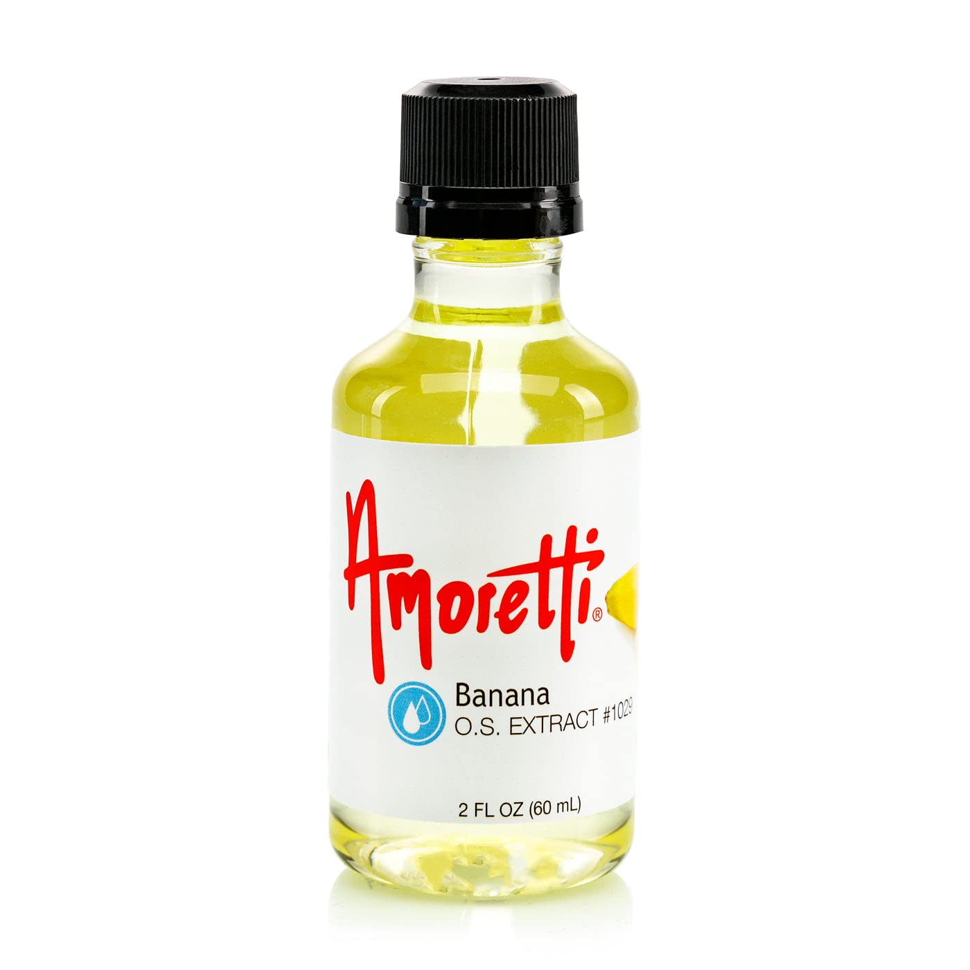 Amoretti - Banana Extract Oil Soluble 2 oz - Highly Concentrated & Perfect For Pastry or Savory applications, Preservative Free, Vegan, Kosher Pareve