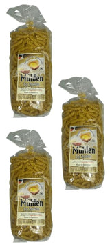 Muhlen Spirals Egg Noodles 500g (3 Pack) - Quality Pasta For Delicious Homemade Recipes - Made With Fresh Eggs - Ideal For Spaghetti, Soups