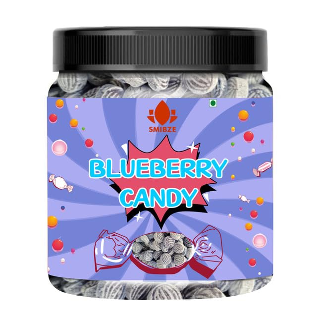 SMIBZE Natural Blueberry Candy 250 GM (Pack of 1) SMIBZE