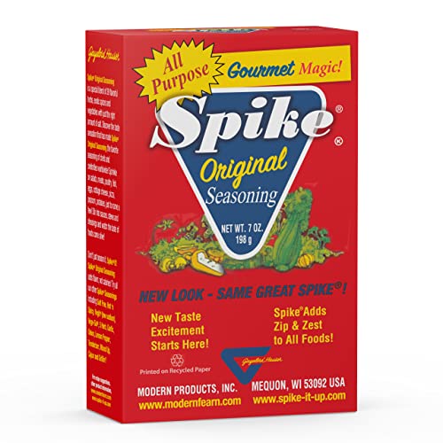 Spike Original All-Purpose Seasoning Salt, Herb, Veggie & Spice Blend - MSG-Free Seasonings & Spices, 7 Oz