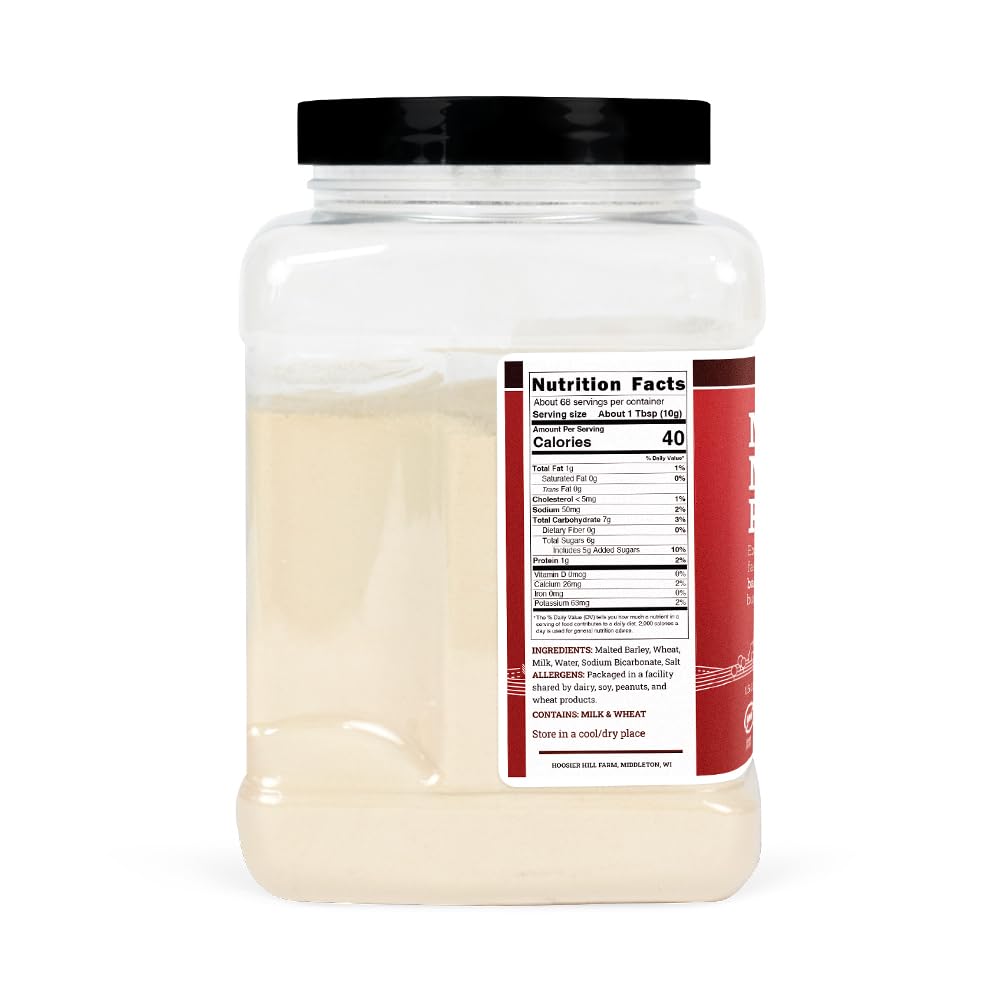 Hoosier Hill Farm Malted Milk Powder, 1.5LB (Pack of 1)