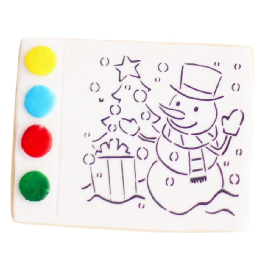 1 Christmas Paint Your Own Cookie. TONS OF DESIGNS TO CHOOSE FROM! Themed Holiday Favors or Party, Stocking Gift!