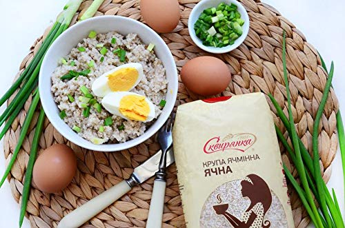 3.5 LB Skvira Peeled Barley Grits GMO Free 800 gr / 28.22 Oz (2 Pack)