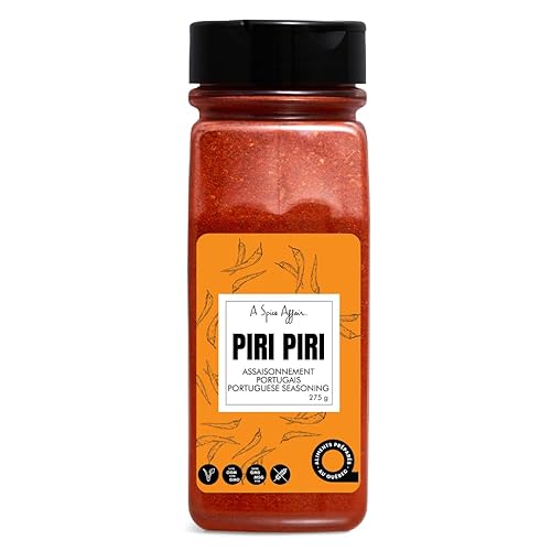 A Spice Affair’s Piri Piri Spices | Bold, Spicy & Portuguese-Inspired BBQ Seasoning | All-Natural, Non-GMO, Filler-Free | Perfect for Chicken