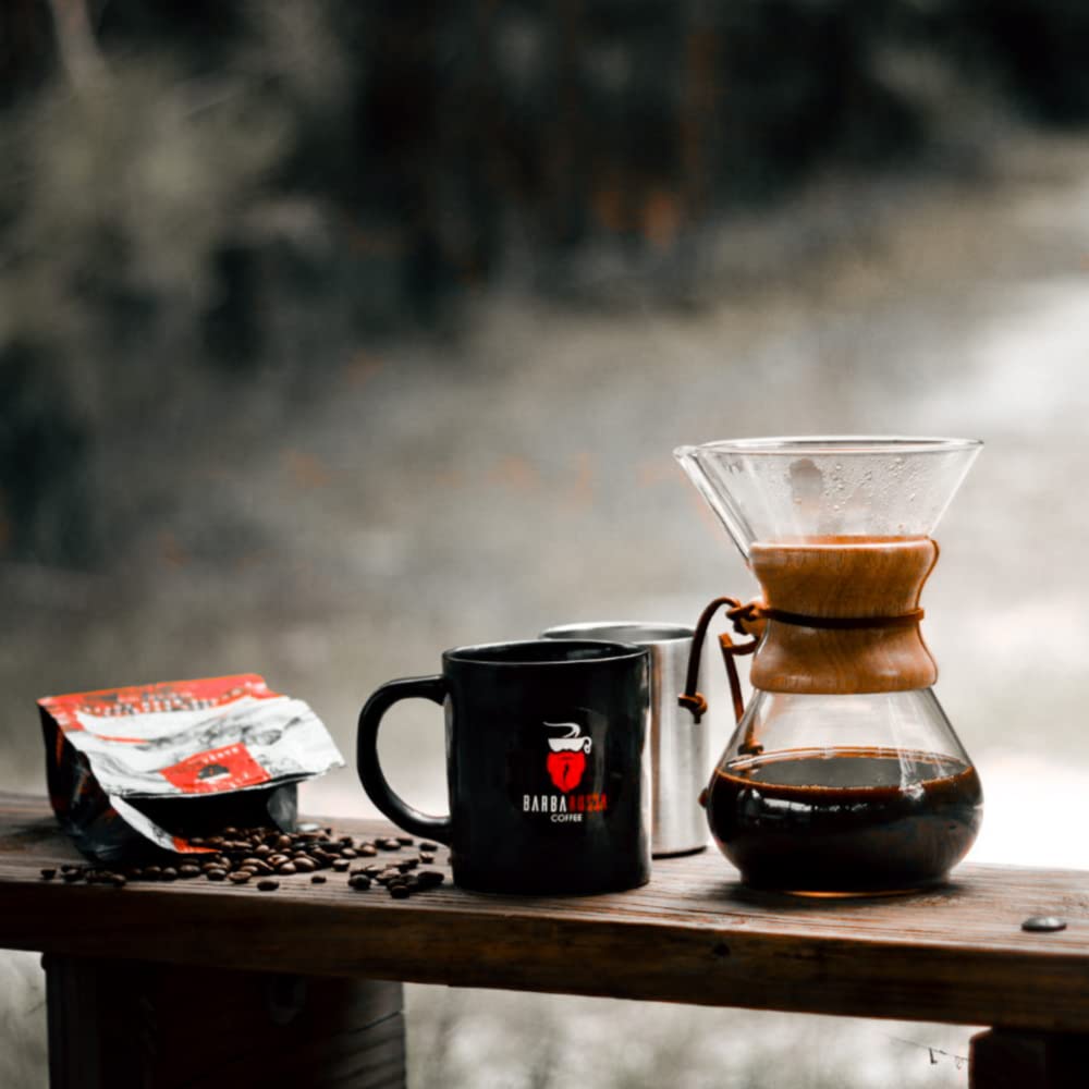 Barbarossa Ethiopian Sidamo Coffee -Natural Premium Quality Handcrafted - Light Roasted - Low Acidity Sweet Fruity Aroma Whole Beans | 2019