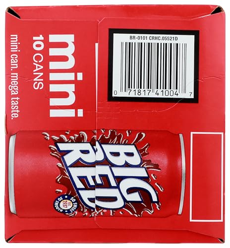 Big Red Soda 7.5 oz Mini Can 30 Pack