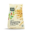 365 by Whole Foods Market, Organic Shoestring French Fries No Salt Added, 16 Ounce, (Frozen)