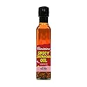 Benissimo Spicy Sriracha Infused Oil - Chili & Garlic Herb Oil, Vegan All Natural Cooking Oil for Stir Fry, Sautéing & Drizzling, Medium Heat, 8.45 fl