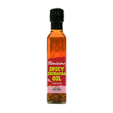 Benissimo Spicy Sriracha Infused Oil - Chili & Garlic Herb Oil, Vegan All Natural Cooking Oil for Stir Fry, Sautéing & Drizzling, Medium Heat, 8.45 fl