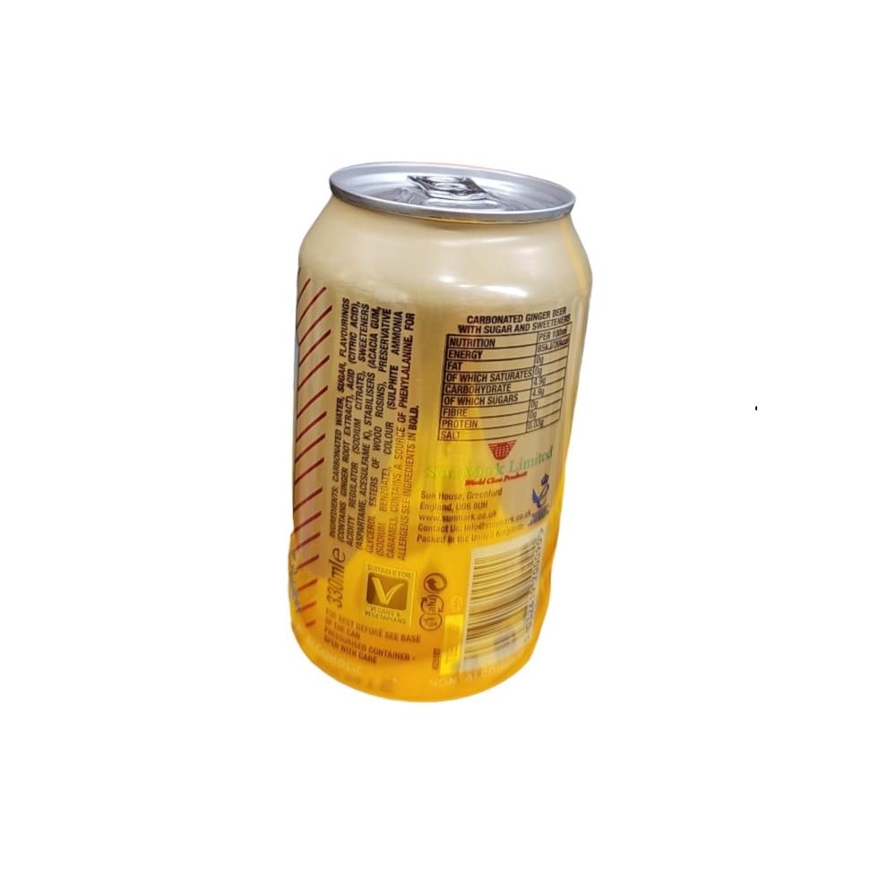 Royalty Non-Alcoholic Ginger Beer Can 11.15 Ounce (Pack of 12)