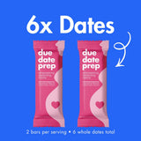 Due Date Prep Snack Bars - Natural Labor Prep Support for Pregnant Women | Organic, Gluten-Free, Kosher | Third Trimester Snacks with Dates