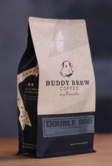 Buddy Brew Coffee, Medium/Dark Roast Whole Bean Coffee -Espresso - 5lb Bag Double Dog Espresso - El Salvador - Specialty Grade Coffee - with notes