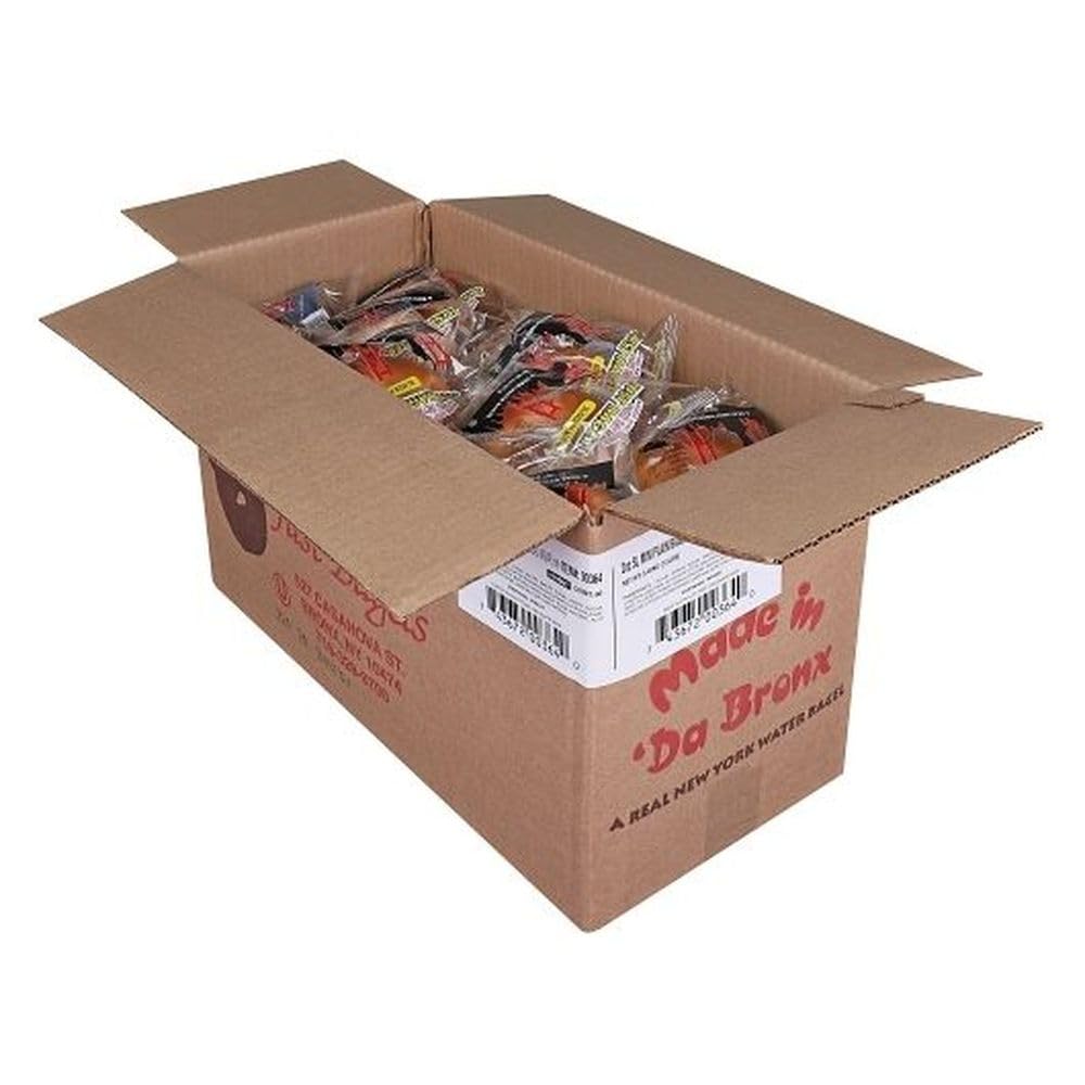 Just Bagels Individually Wrapped Mini Plain Bagel, 2 Ounce - 60 per case.