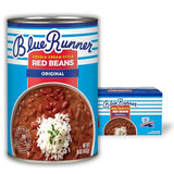 Blue Runner Creole Cream Style Red Beans 16 Oz (Pack Of 6) - New Orleans Best Authentic Red Beans - Slow Cooked to Perfection - A Southern Favorite