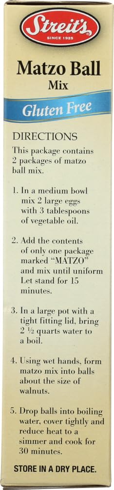 Streit's Mix Matzo Ball Mix - Gluten-Free - 4.5 ounce (Pack of 3)