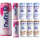 Nurri Ultra Filtered Milk Shake, 3 Count (Vanilla, Stawbery, Chocolate) Total 9 Count