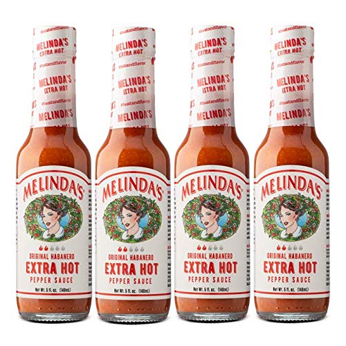 Melinda’s Original Habanero Extra Hot Sauce - Gourmet Habanero Hot Sauce - Made with Fresh Peppers, Carrots, Onion, Vinegar & Garlic - Keto, Vegan