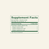 Peppermint Brew Cacao Shell Tea, Organic Cacao & Peppermint Herbal Blend, 15 Non-Toxic, Food-Grade Material Pyramid Sachets, Naturally Caffeine-Free