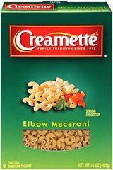 Creamette Elbow Macaroni Pasta, 16 oz Box