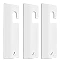 Bagentry 3 Pieces Mini Soft Silicone Window Squeegee, Hand Water Scraper with Hanging Hole, Small Mirror Cleaning Squeegee for Shower Glass Car