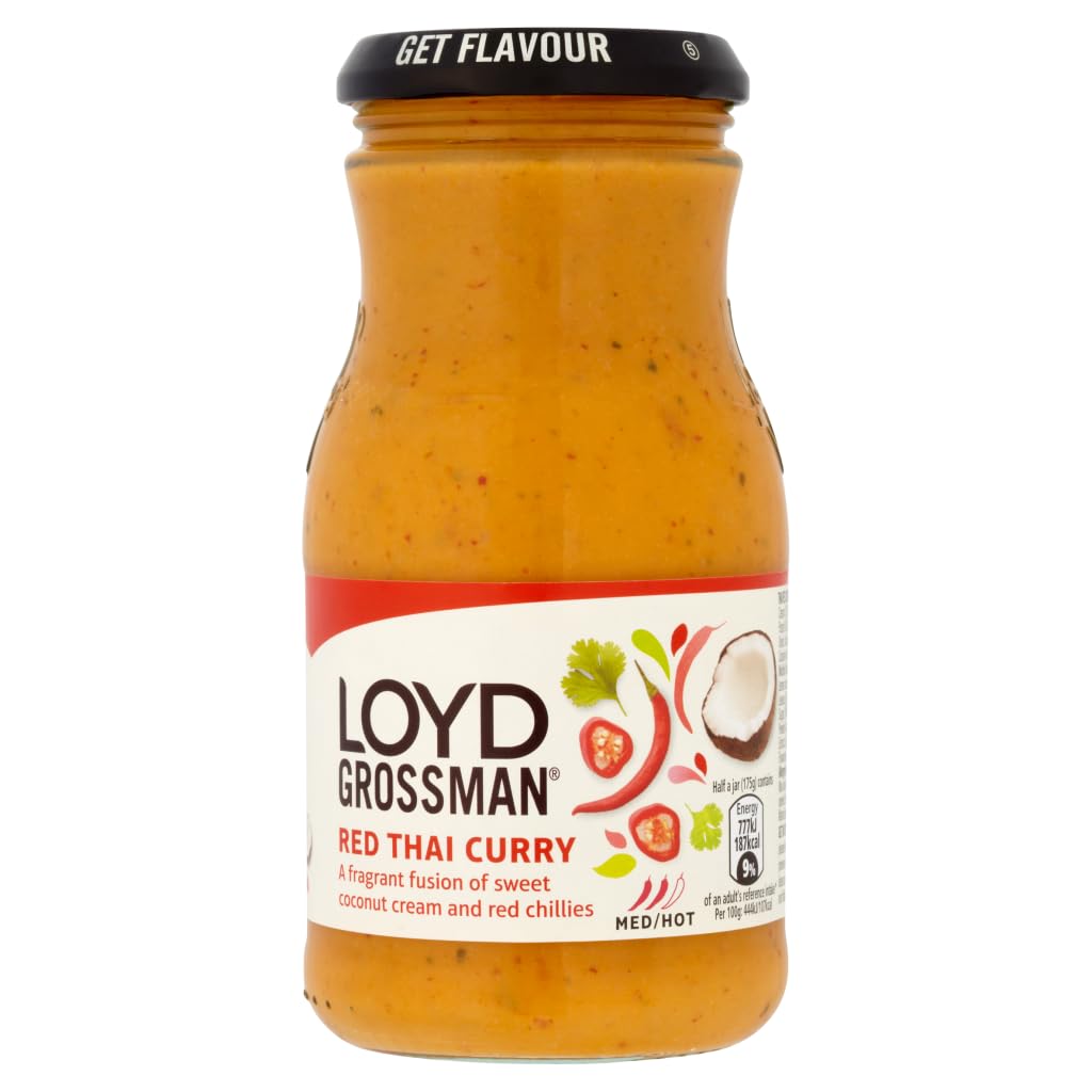 Loyd Grossman Thai Red Curry Sauce 350G