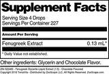 Fenugreek Glycerite Liquid Extract (1:5) - Chocolate Flavored (1 oz, ZIN: 522465) - 3 Pack