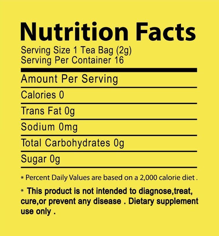 GT Chrysanthemum Green Tea, 1.13 Ounce Box (16 Tea Bags)