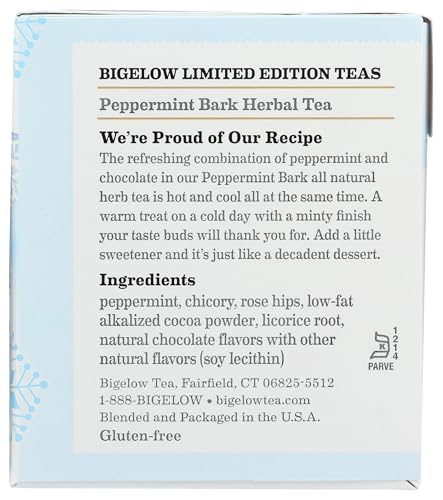 Peppermint Bark Herbal Tea 20 Bags (Case of 6)