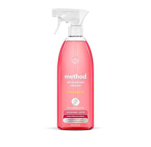 Method All-Purpose Cleaner, Pink Grapefruit, Perfect for Most Counters, Tiles, Stone, and More, 28 oz spray bottle