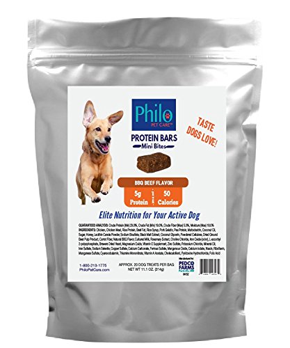 Philo Performance Protein Bars, Mini Bites, Bbq Beef
