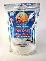 Yummmy 64 oz, Instant Nonfat Skimmed Powdered Dry Milk - Leche en polvo, 64 Oz, Grade A, Kosher Halal Certified, Made in USA