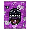 KRAVE All Natural Pork Jerky, Black Cherry BBQ - Protein Packed Snacks Roasted for Maximum Flavor - Premium Tender Meat Cuts - Gluten Free - 2.7 Ounce