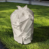 TYPLASTICS 33 Gallon Clear Trash Can Liners - 33" x 40" - High Density Garbage Bags - Case of 500 - Multipurpose for Office, Outdoor, Recycling