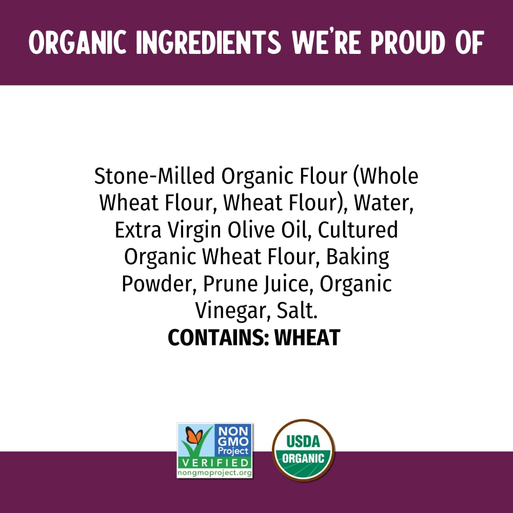 One Mighty Mill, Whole Wheat Tortillas - Made with Organic Whole Grains | 6 count - 11.6oz.