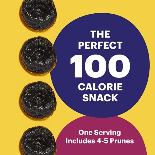 Sunsweet Amazin' Prunes Orange Essence - Prunes Pitted Unsweetened & Dried - Gluten Free, Vegan, Low Fat - Dietary Fiber & Natural Minerals - Dried