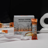 Abu Auf 2 In 1 Instant Coffee With Creamer Premium Rich Fine Ground Cafe Strong Traditional Oriental Enjoy Authentic Coffe Taste (1 Pack = 24 Sticks x