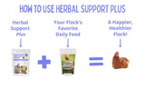 Pampered Chicken Mama Herbal Support Plus Poultry Treat for Overall Health | Mix with Layer Feed, Chick Starter, Chicken Scratch (5 Pounds)