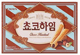 Crown Cream Filled Wafer Cookies with Hazelnut 142g (Choco, 1 Pack)