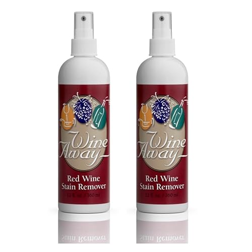 Wine Away Red Wine Stain Remover, 12oz - Removes Wine Spots, Perfect Fabric Upholstery & Carpet Cleaner Spray Solution, Spray on Stain Wash & Resolve