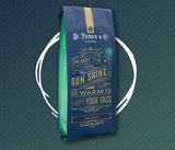Thank God for Coffee - May The Sun Shine Warm Upon Your Face, Medium Roast Ground Coffee, Single Origin Honduran Arabica, Balanced Cocoa & Lemongrass