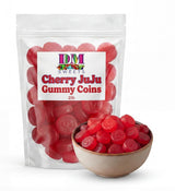 Cherry JuJu Gummy Coins - 2 lb Bulk Bag - Soft & Chewy Dollar?Stamped Candy - Classic Cherry JuJu Flavor - Perfect for Parties, Candy Buffets