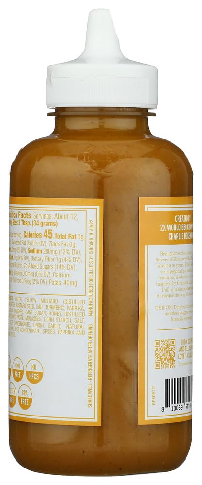 LILLIES Q Honey Gold Tender Sauce, 15.2 OZ