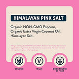 LesserEvil Organic Popcorn, Himalayan Pink Salt, .88 Ounce, 18 Count