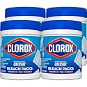 Clorox Zero Splash Bleach Packs - Laundry Pods, 4 Pack