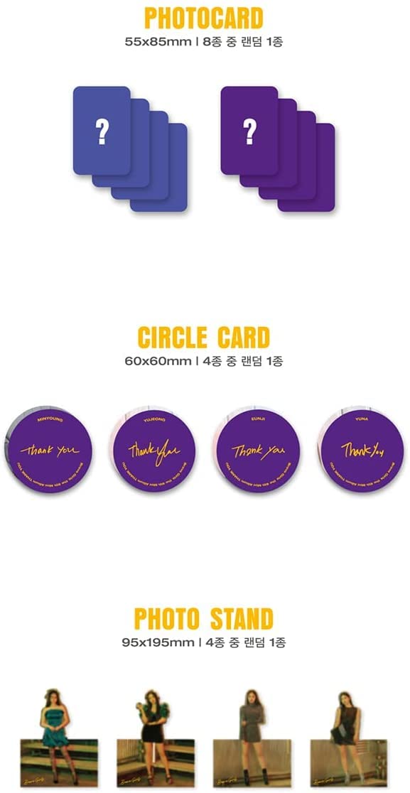 DREAMUS Brave Girls - Thank You (6th Mini Album) Album+Pre Order Limited Benefits+Gift(Decorative Stickers,Photocards,Top Loader Stcikers)